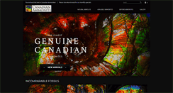 Desktop Screenshot of canadianammonite.com